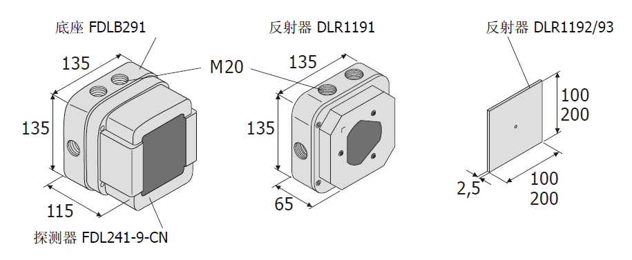 FDL241-9-CN 線型光束感煙火災探測器(圖4)